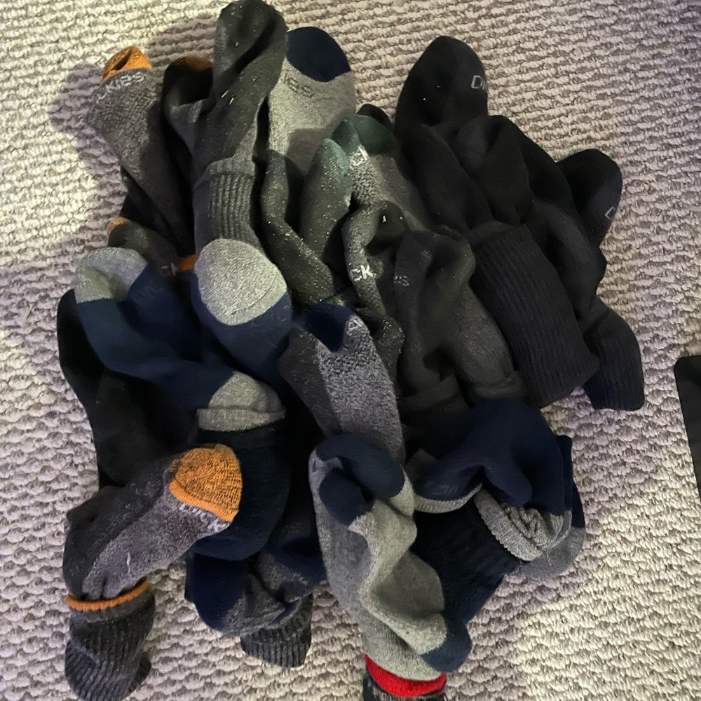 16 pairs of dickies socks